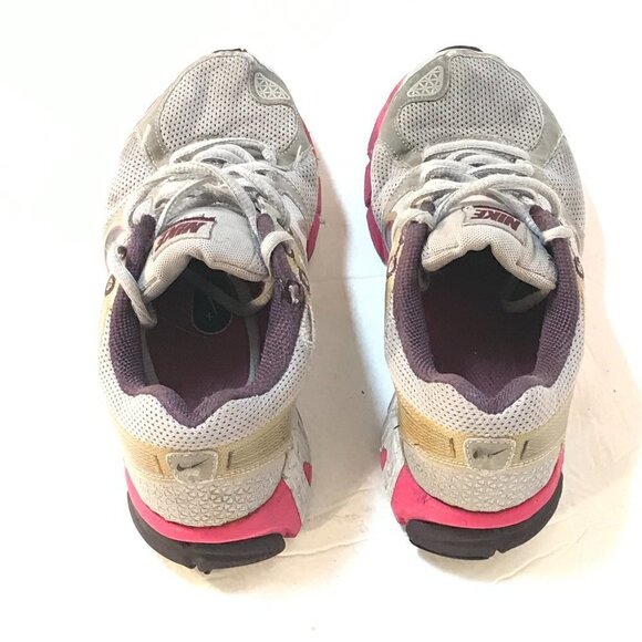 NIKE Womens Pink Gray Running Athletic Shoes - Picture 6 of 9